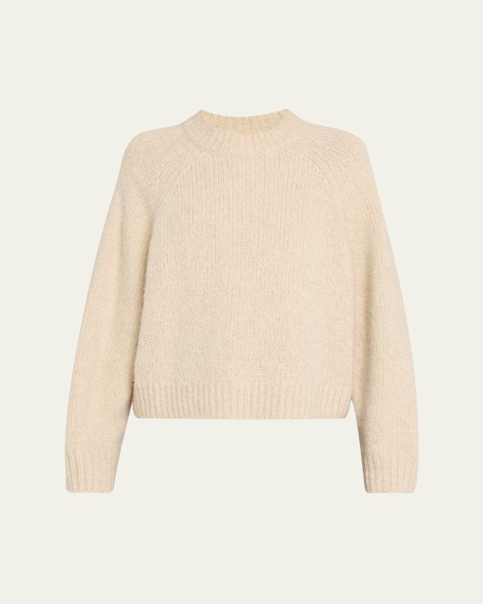 Tomaso Lofty Mohair Crewneck Cashmere Sweater